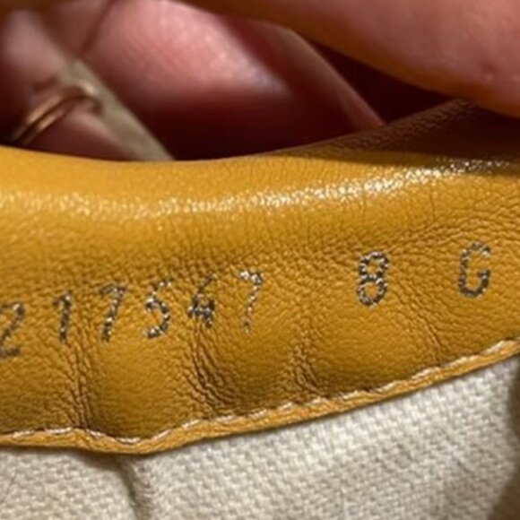 Mens Authentic GUCCI Suede and Canvas Monogram Sneakers - Size 8 - Picture 14 of 15